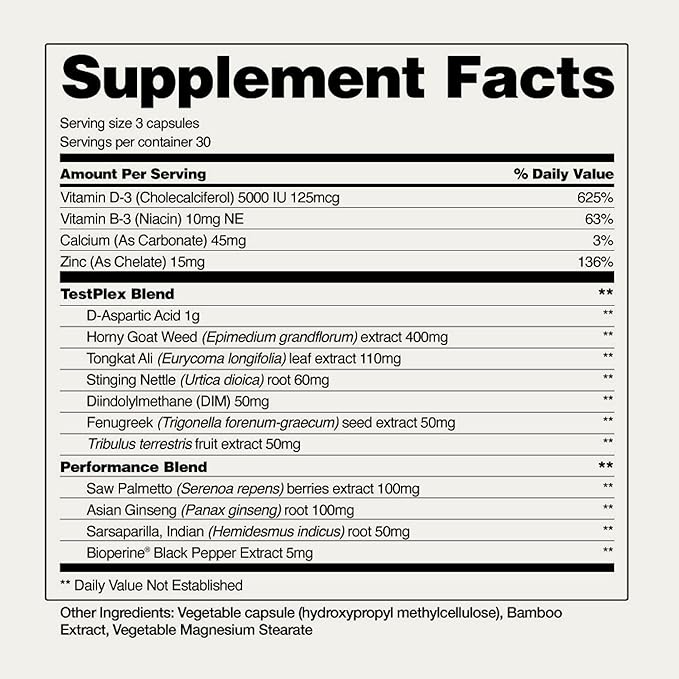 Snap Supplements Prostate Health Support Supplement Bundle with Nitric Oxide Booster – 90 Capsules & 90 Capsules