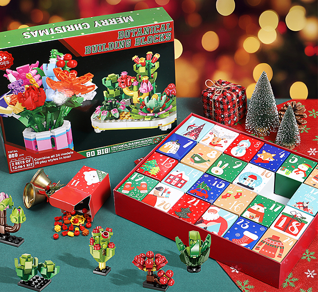 Happiness Seeker-24 day FlowerBouquet Advent Calendar