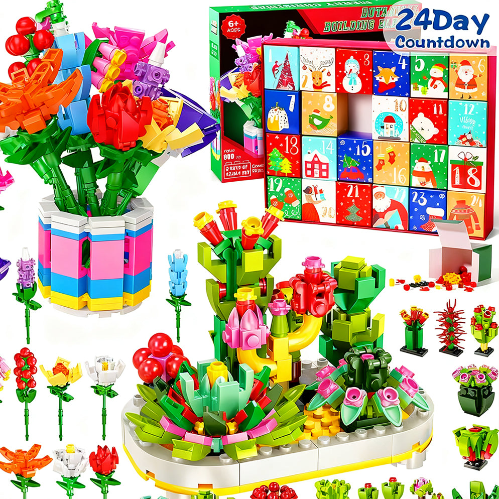 Happiness Seeker-24 day FlowerBouquet Advent Calendar