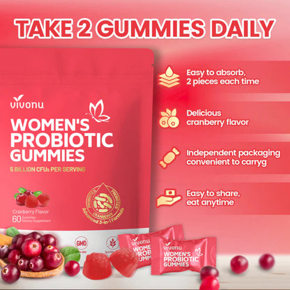 Cranberry Women's Probiotic Gummies