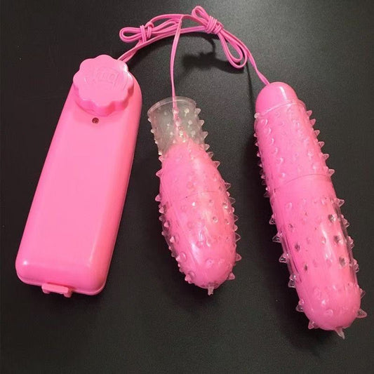Intimate Egg Vibrators for Women - Dual Long & Short Eggs, Female Vibrating Wand