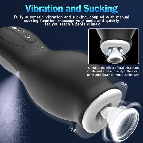 Sensatease-Dragon SuctionTrainer Sucking VibrationMale Masturbator