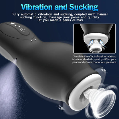 Sensatease-Dragon SuctionTrainer Sucking VibrationMale Masturbator