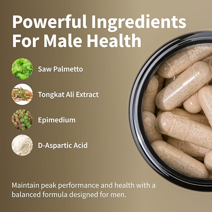 Snap Supplements Prostate Health Support Supplement Bundle with Nitric Oxide Booster – 90 Capsules & 90 Capsules