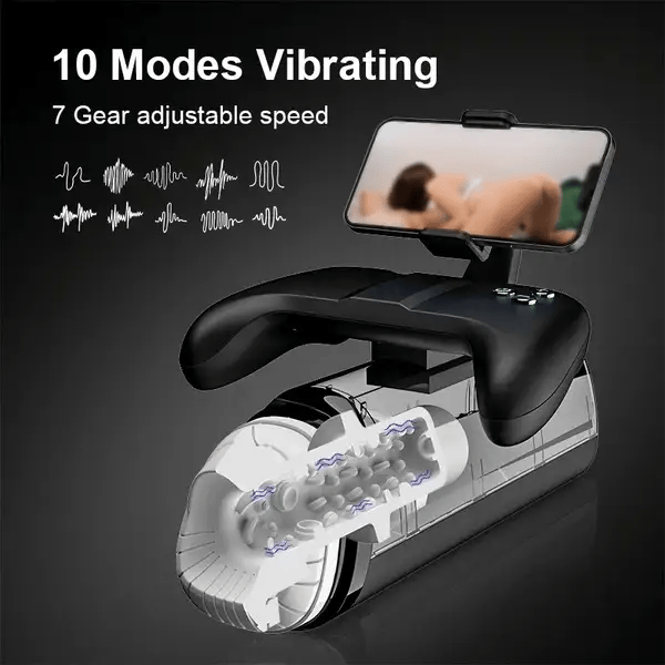Sensatease-7-FrequencySuction & 7-FrequencyVibration Male Masturbator
