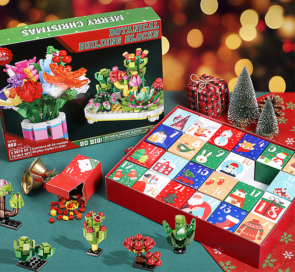 Happiness Seeker-24 day FlowerBouquet Advent Calendar
